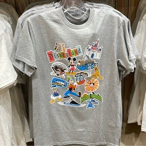 Disneyland Attractions T-shirt NEW